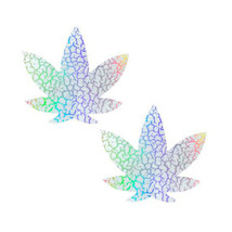 Neva Nude Glow Dark Synaptic Storm Holographic Dope AF Pasties - £15.15 GBP