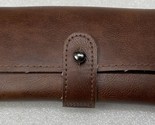 AO American Optical Polaroid Brown Leather Glasses Case - $4.00