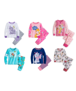 Disney Store PJ Pals Girls Pajamas Princess Ariel Aurora Marie Tinker Be... - £31.93 GBP