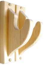Pine Wooden Gun Rack Hangers Rifle Shotgun Sword Classic Wall Mount Display - $14.99