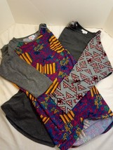 Set of 2 Women&#39;s LulaRoe Randy Baseball Tee Quarter Sleeve Size: Small - £11.05 GBP