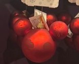 Disney Mickey Mouse Park Icons Merry and Bright Red Glass Light Up Ornam... - $53.99