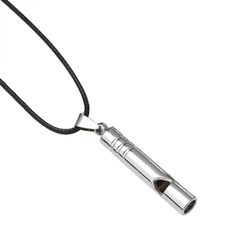 1PC Titanium Steel Whistle Portable Keychain Neck Pendants Whistle EDC Keyring f - $102.45