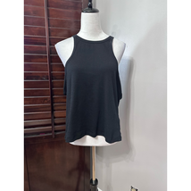 BP Womens Tank Top Black Sleeveless Stretch Tee Shirt Cotton Blend Plus 3X New - £9.74 GBP