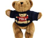 Polo Ralph Lauren Vintage 1997 Teddy Bear Navy Knit Sweater Jointed Plus... - $44.55