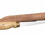 VTG Rapala J. Marttiini Finland 6” Blade Fish Filet Knife w/Leather Sheath - $19.70