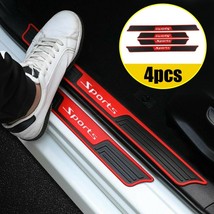 4pcs Car Door Sill Protector Strips Scratch Anti Kick Stickers Strip  Style Wate - £102.80 GBP