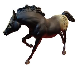 Breyer Corsa Stallion Tradizionale Cavallo 127 Nero Appaloosa Vintage 1968-1981 - £22.63 GBP
