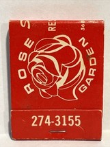 Rose Garden Matchbook Chinese Resturant Dearborn Heights Michigan red - €3,81 EUR