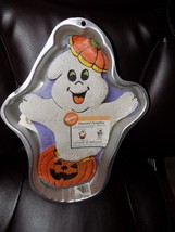 Wilton Haunted Pumpkin Aluminum Cake Pan 2105-3070 1998 w Instructions Halloween - £17.85 GBP