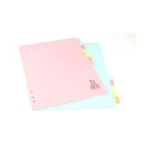 Pack Of Q Connect 12 Part Multi Coloured A4 Subject Dividers Index File ... - $4.00