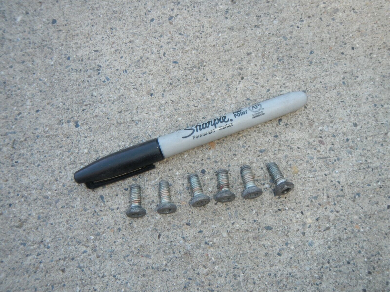 Rear brake disc mount bolt screws 2000 Suzuki RM125 RM125 - $7.51