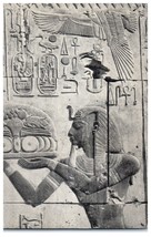 Offering to the Gods of the Temple Karnak Egypt Postcard - £5.20 GBP