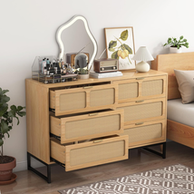 6 Drawer Rattan Dresser - $294.82