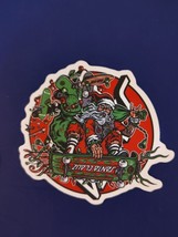 Santa Cruz Santa Claus Humor Skateboard Laptop Decal Sticker - £3.16 GBP