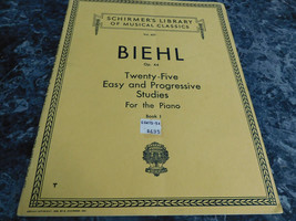 Biehl Vol 497 Op 44 twenty Five easy &amp; Progressive Studies Book I - £2.37 GBP