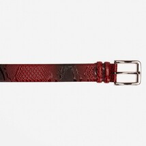 The Milano Red Leather Belt Limited Edition image 4