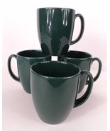 Corelle Stoneware Set of 4 Hunter Forest Green Mugs - £10.42 GBP