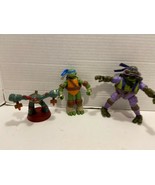 Teenage Mutant Ninja Turtles Action Figures Raphael Hot Head &amp; 2 Others - £5.05 GBP