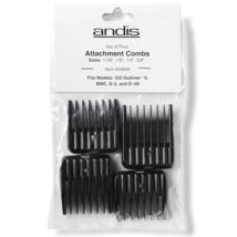 ANDIS ATTACHMENT COMBS 4PC 1/16", 1/8", 1/4", 3/8" OUTLINER II D-2 BMC #... - $34.99