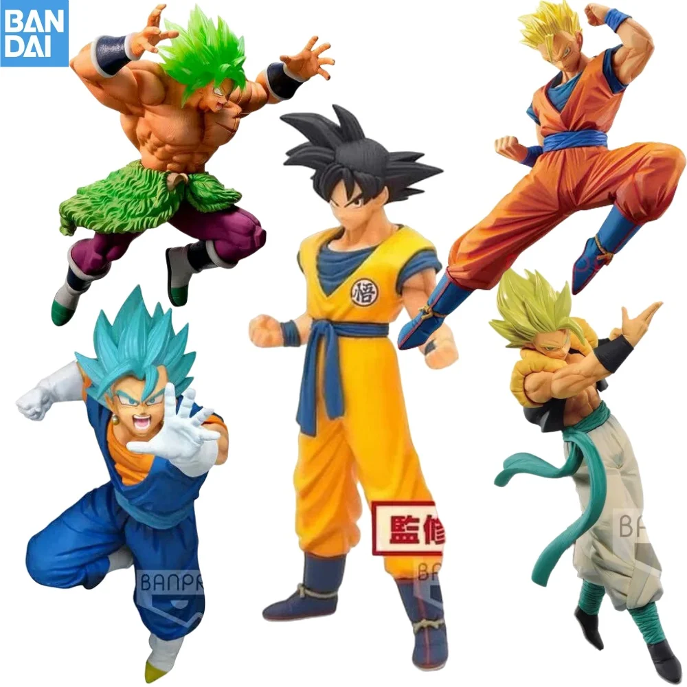 Original Anime Bandai Dragon Ball Figure BWFC Action Son Gohan Broli Son Goku - £25.15 GBP+