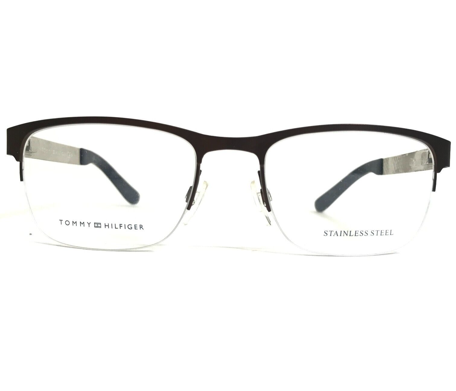 Primary image for Tommy Hilfiger Eyeglasses Frames TH 1324 0FY Brown Orange Square 52-19-145
