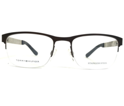 Tommy Hilfiger Eyeglasses Frames TH 1324 0FY Brown Orange Square 52-19-145 - £47.65 GBP