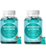 Pack of 2 Tinies Bers Magnesium Glycinate 500 mg Gummies Blueberry 60 Gu... - $611.69 MXN