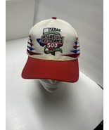 1997 Texas Motor Speedway Logo Athletic Diamond Cut Snapback Hat Vintage - $64.35