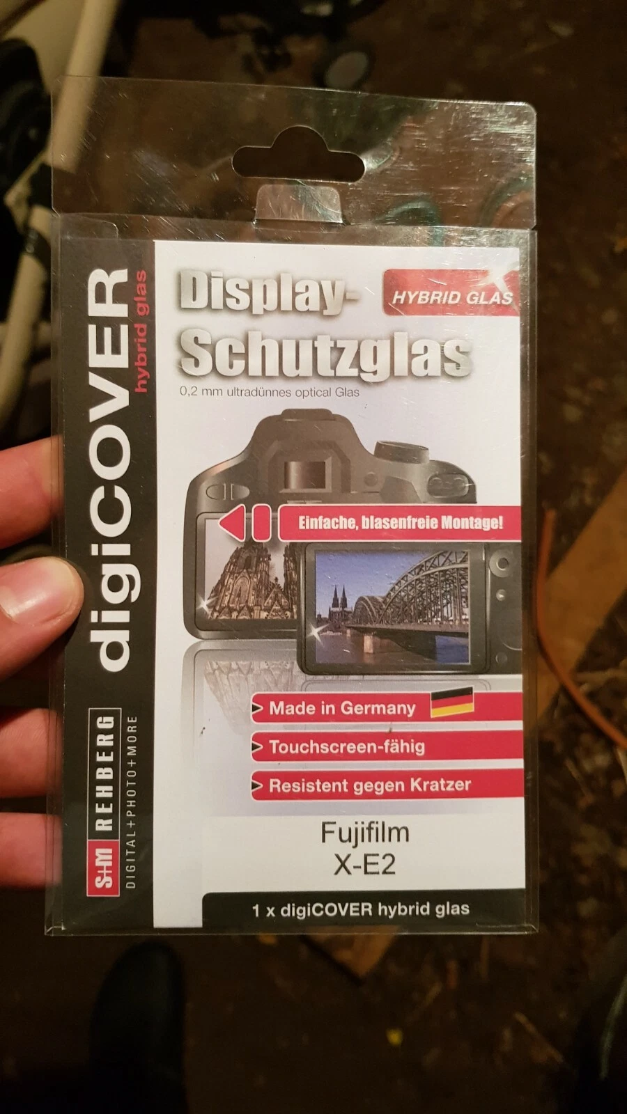 DigiCover G3729 Screen Protector for Fujifilm X-E2 - Hybrid Glass for Ma... - $380.13 MXN