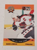 Mario Lemieux Pittsburgh Penguins 1990 Pro Set All Star Game Card #362 - £0.77 GBP