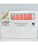 Color Street Nail Polish Strips You&#39;re Corally Invited Glitter - £10.13 GBP