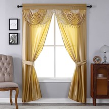 Amore Curtains 5-Piece Window Curtain Set By Regal Home Collections - 54-Inch W - $35.98