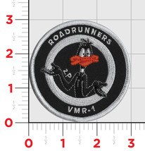 Marine Corps VMR-1 Roadrunners Hook &amp; Loop Daffy Duck Embroidered Patch - £23.96 GBP