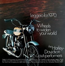 Harley Davidson Leggero 65cc Advertisement 1970 Motorcycle Ephemera LGBinHD - $34.99