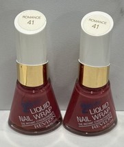 2 Revlon Liquid Nail Wrap Instant Strengthener Polish - 41 Romance - 3/8 oz - £27.40 GBP