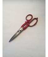 Vintage Gold Medal red-handled 8&quot; kitchen utility scissors - $15.00