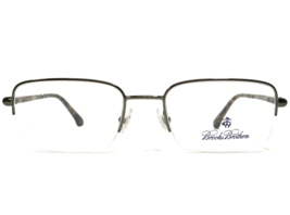 Brooks Brothers Eyeglasses Frames BB1016 1616 Brown Gray Rectangular 52-... - $93.28