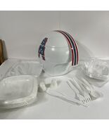 Vintage NFL Picnic Helmet Houston Oilers 1980s Missing Face Guard Unused - $502.58 MXN