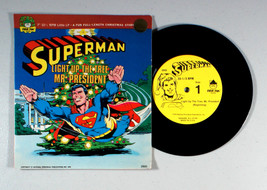 Superman - Light Up the Tree Mr President (1978) Vinyl 33 7&quot; Christmas DC Comics - £11.45 GBP