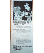 Bell Telephone System Little Girl &amp; Phone Doll Advertising Print Ad Art ... - $190.55 MXN