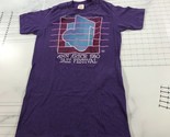 Vintage Ann Arbor Jazz Festival T Shirt Mens Small Purple 1980 Eclipse T... - £36.96 GBP