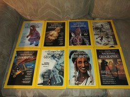 Lot 8 1983 National Geographic Vintage Magazines Feb Mar Apr May Aug Sept Oct... - £19.55 GBP