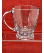 Anchor Hocking XL Clear Drinking Glass Coffee Mug Soup Cup 16oz Handle P... - £9.59 GBP