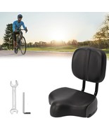 Bike Seat with Backrest, Comfort Bike Seat with Extra Wide Bike Seat Cus... - $93.33 CAD