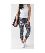 Lululemon Wunder Under Crop Hi-Rise Dusk Tie Dye Leggings Size 6 - $85.00