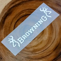 Hunting | Rifle | Outdoorsman | Double Buck Browning Premium Vinyl Decal.  - $3.96+