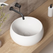Vessel Sinks For Bathrooms, Ocealagoon 16 Inch Round Bathroom Vessel Sin... - $74.95