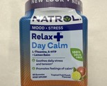 Natrol RELAX+ Day Calm Fruit Punch Flavor 60 Gummies Exp. 04/25 - £21.22 GBP
