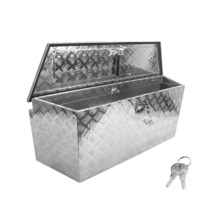 49 Inch Aluminum Trailer Tool Box with 5 Bar Design Secure for Pick Up T... - £203.38 GBP
